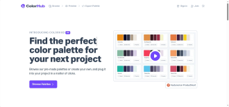 神器 | 免费在线调色板Colorhub · XX笔记-分享实用笔记与素材资源